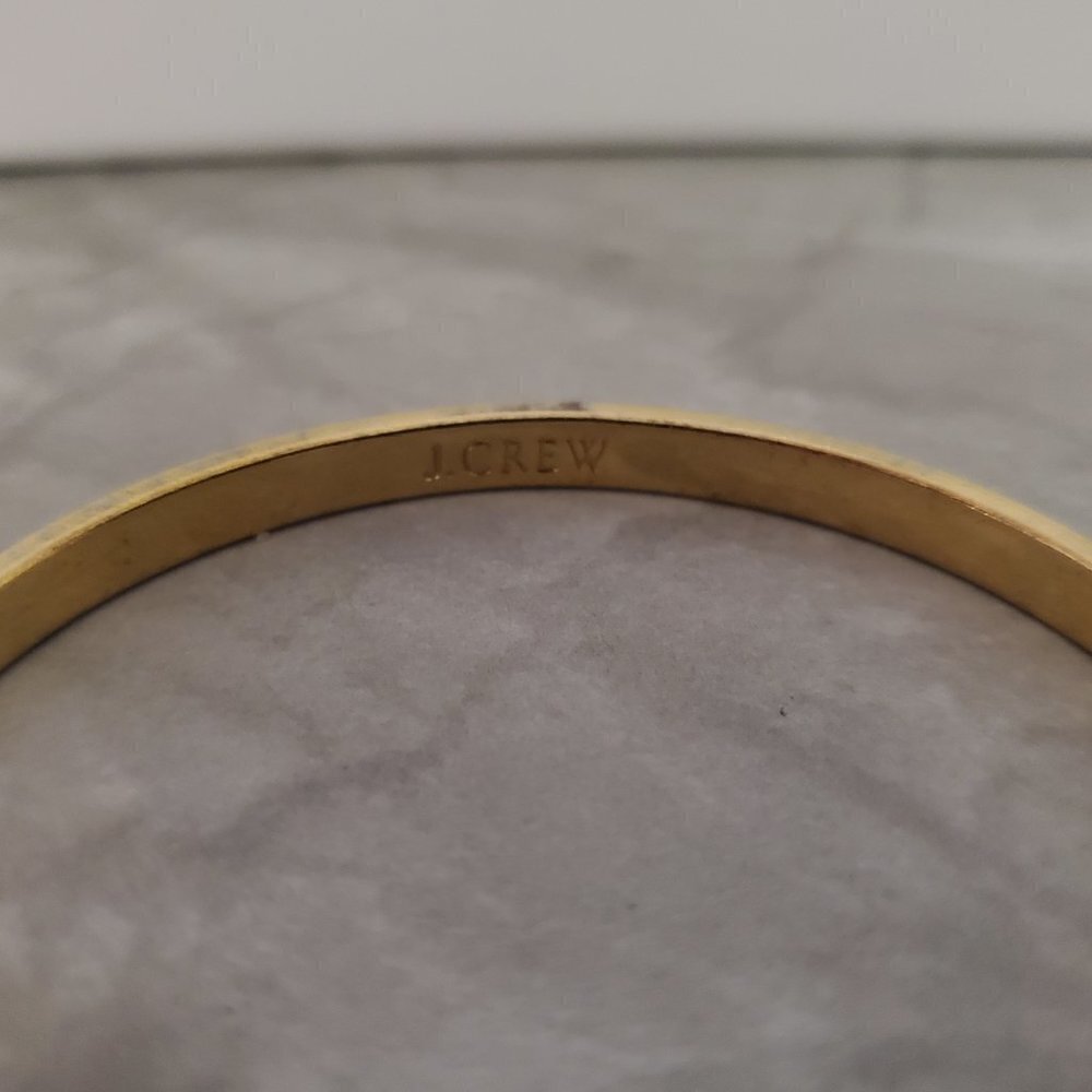 💚 Vintage Y2k 00s 2000's J. Crew Bright Spring Green Skinny Bangle 💚 - Picture 6 of 9